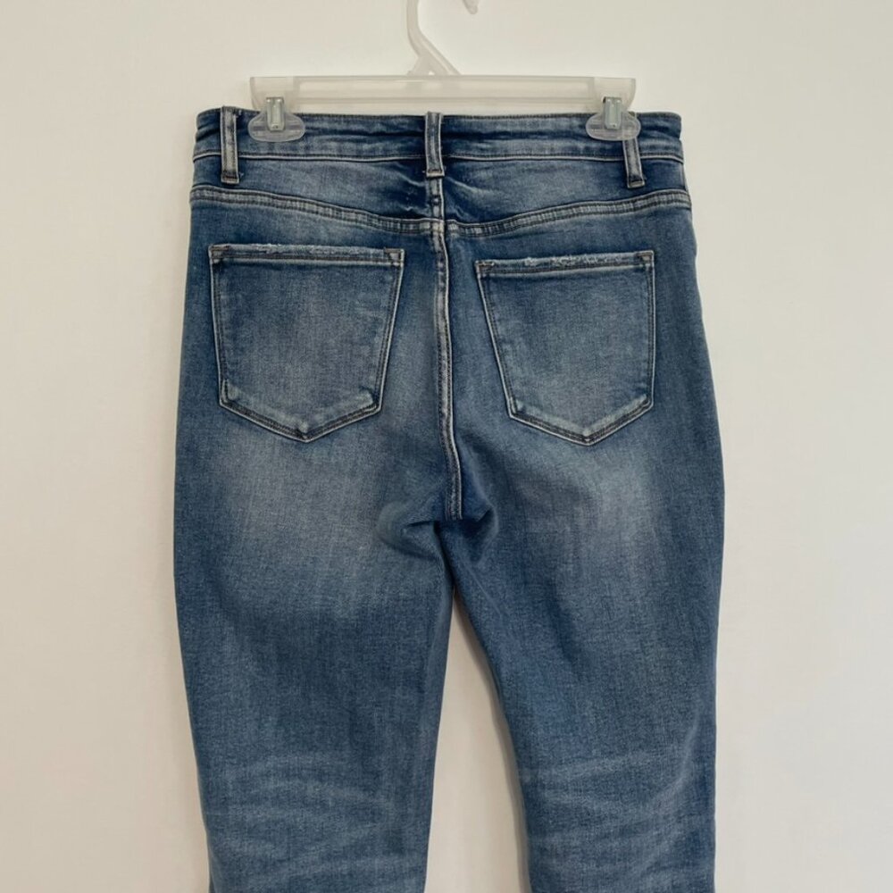 VERVET BY FLYING MONKEY ALTAR'D STATE Daisy Distressed Boyfriend Jeans Cropped - Picture 14 of 16